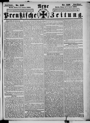 Neue preußische Zeitung vom 28.11.1894