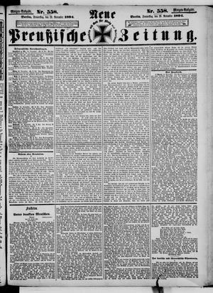 Neue preußische Zeitung vom 29.11.1894