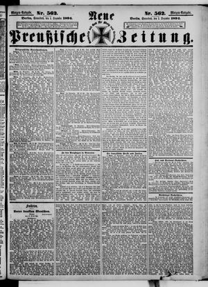 Neue preußische Zeitung vom 01.12.1894
