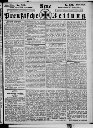 Neue preußische Zeitung vom 06.12.1894
