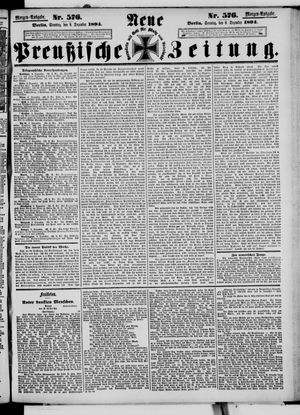 Neue preußische Zeitung vom 09.12.1894