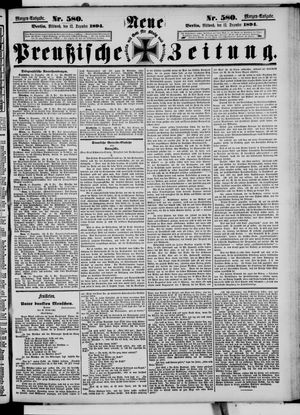 Neue preußische Zeitung vom 12.12.1894