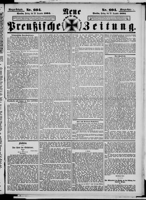 Neue preußische Zeitung vom 28.12.1894