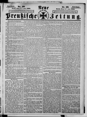 Neue preußische Zeitung vom 07.01.1895