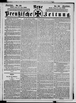 Neue preußische Zeitung vom 08.01.1895