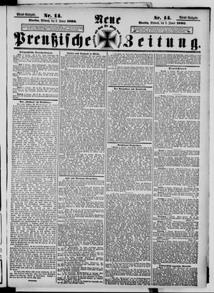 Neue preußische Zeitung vom 09.01.1895