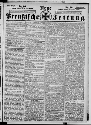 Neue preußische Zeitung vom 10.01.1895