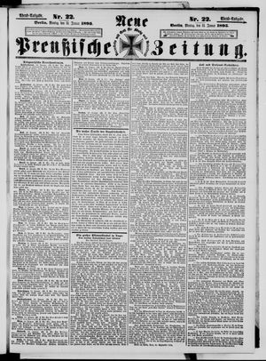Neue preußische Zeitung vom 14.01.1895