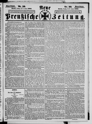 Neue preußische Zeitung vom 15.01.1895