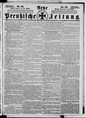 Neue preußische Zeitung vom 15.01.1895