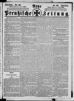 Neue preußische Zeitung vom 16.01.1895