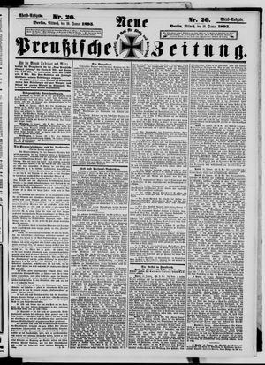 Neue preußische Zeitung vom 16.01.1895