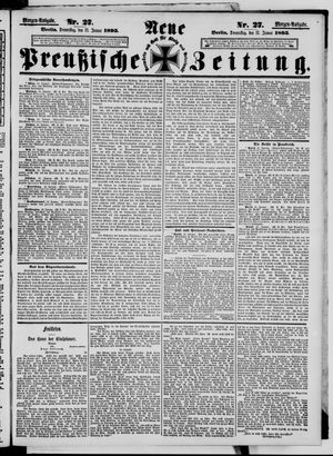 Neue preußische Zeitung vom 17.01.1895
