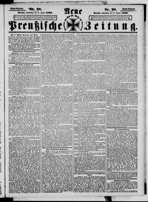 Neue preußische Zeitung vom 17.01.1895