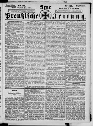 Neue preußische Zeitung vom 18.01.1895