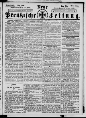 Neue preußische Zeitung vom 19.01.1895