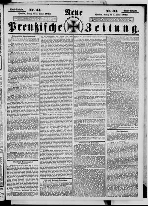 Neue preußische Zeitung vom 21.01.1895