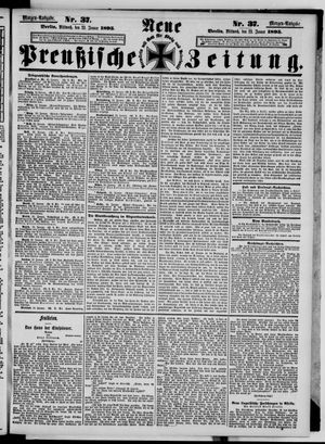 Neue preußische Zeitung vom 23.01.1895