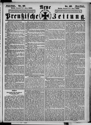 Neue preußische Zeitung vom 09.02.1895