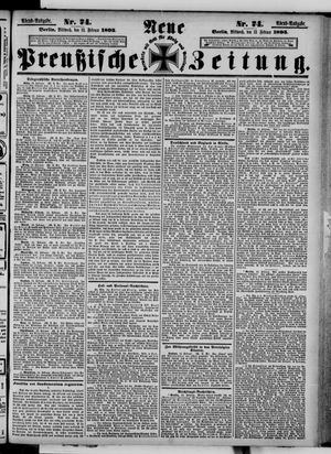 Neue preußische Zeitung on Feb 13, 1895