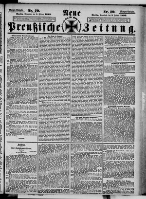 Neue preußische Zeitung vom 16.02.1895