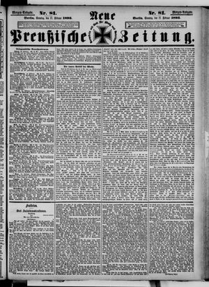Neue preußische Zeitung vom 17.02.1895