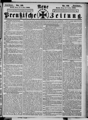 Neue preußische Zeitung vom 18.02.1895