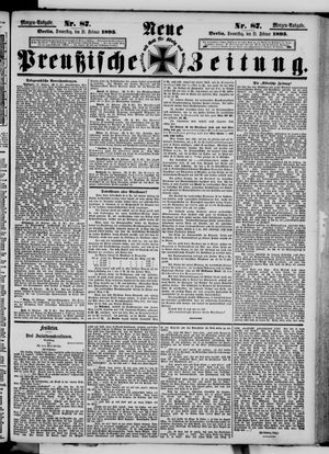 Neue preußische Zeitung vom 21.02.1895