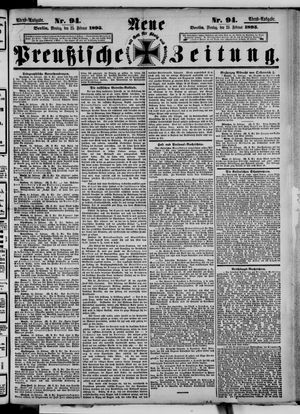 Neue preußische Zeitung vom 25.02.1895