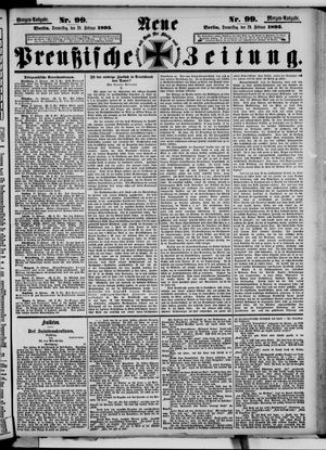 Neue preußische Zeitung vom 28.02.1895