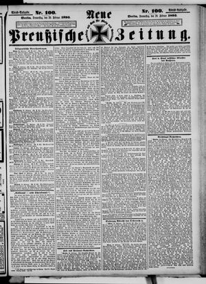 Neue preußische Zeitung vom 28.02.1895