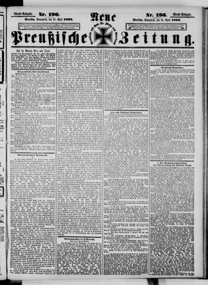 Neue preußische Zeitung vom 27.04.1895