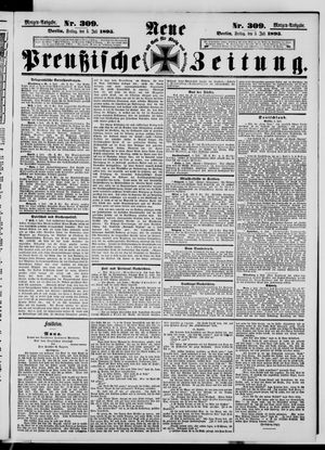 Neue preußische Zeitung vom 05.07.1895