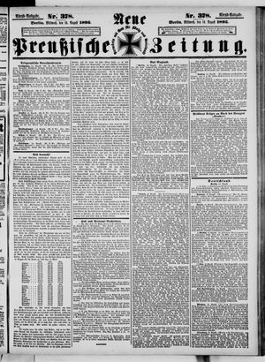 Neue preußische Zeitung vom 14.08.1895