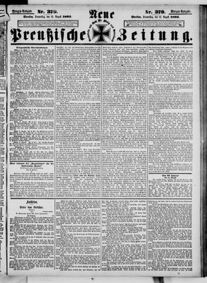 Neue preußische Zeitung vom 15.08.1895