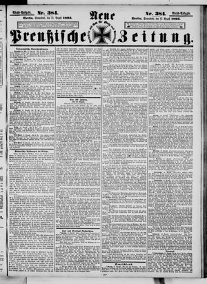 Neue preußische Zeitung vom 17.08.1895