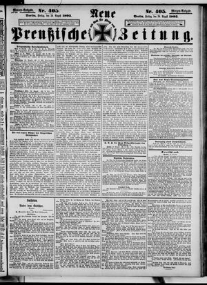 Neue preußische Zeitung vom 30.08.1895
