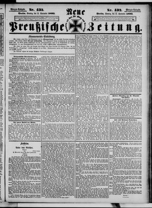 Neue preußische Zeitung vom 15.09.1895
