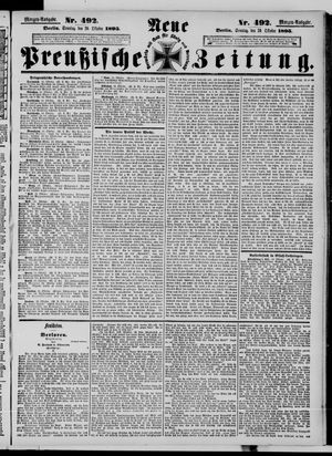 Neue preußische Zeitung vom 20.10.1895