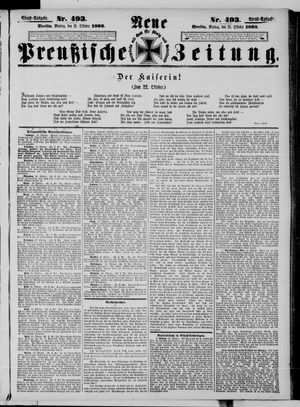 Neue preußische Zeitung vom 21.10.1895