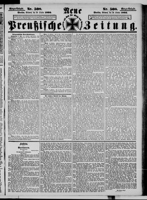 Neue preußische Zeitung vom 30.10.1895