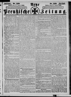 Neue preußische Zeitung vom 01.11.1895