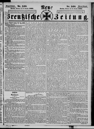 Neue preußische Zeitung vom 20.11.1895