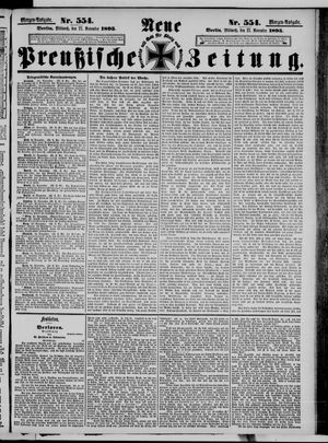 Neue preußische Zeitung vom 27.11.1895