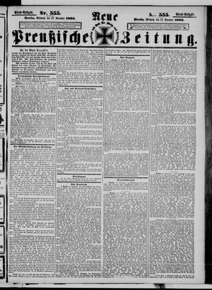 Neue preußische Zeitung vom 27.11.1895