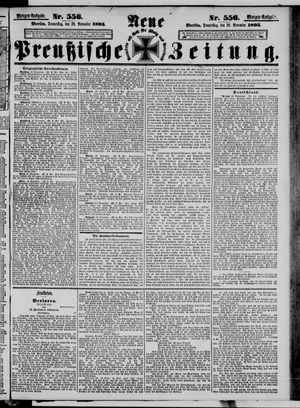 Neue preußische Zeitung on Nov 28, 1895