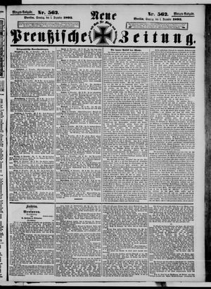 Neue preußische Zeitung vom 01.12.1895
