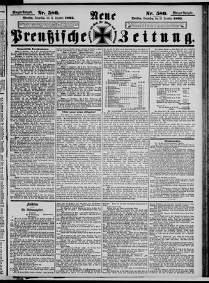 Neue preußische Zeitung vom 12.12.1895