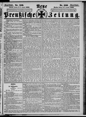 Neue preußische Zeitung vom 15.12.1895