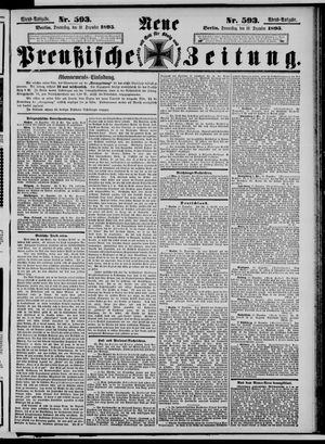 Neue preußische Zeitung vom 19.12.1895